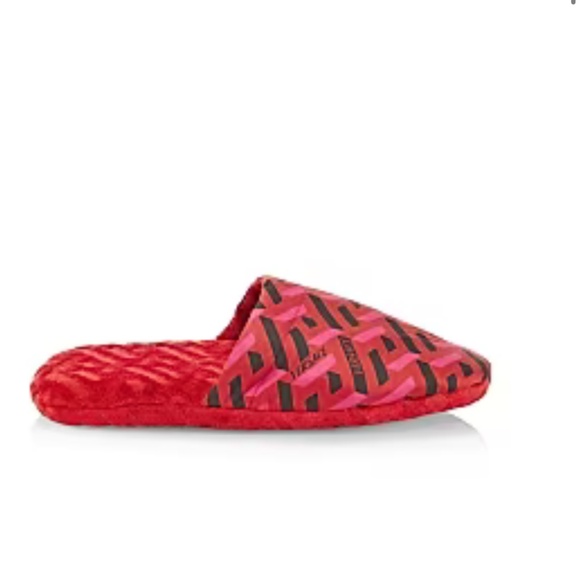 NWT VERSACE La Greca Slippers